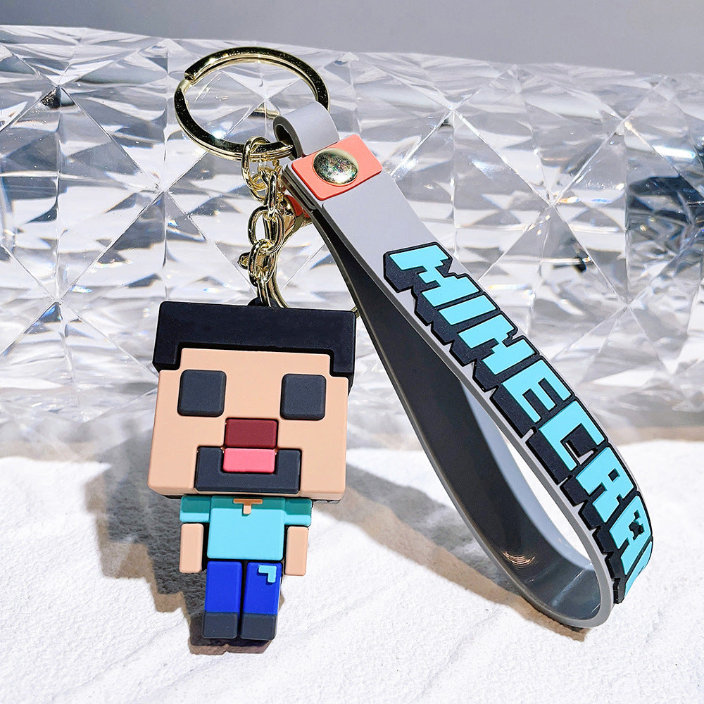 Minecraft 3D Keychain - Steve | Creeper