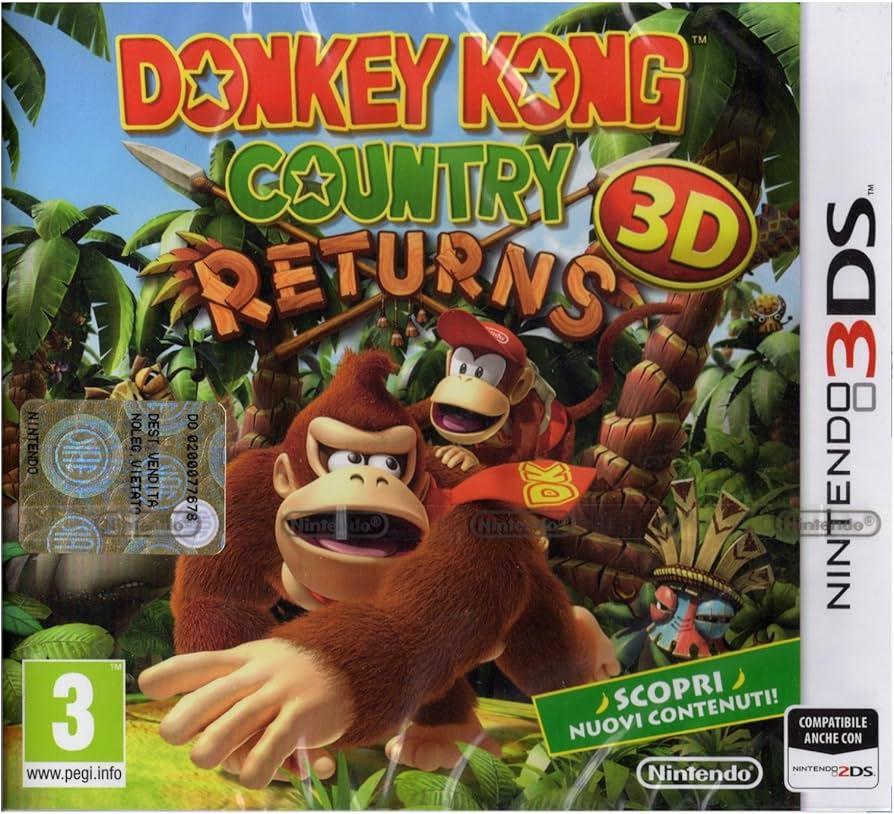 Donkey Kong Country Returns 3D - Nintendo 3DS (PAL) - (USED)