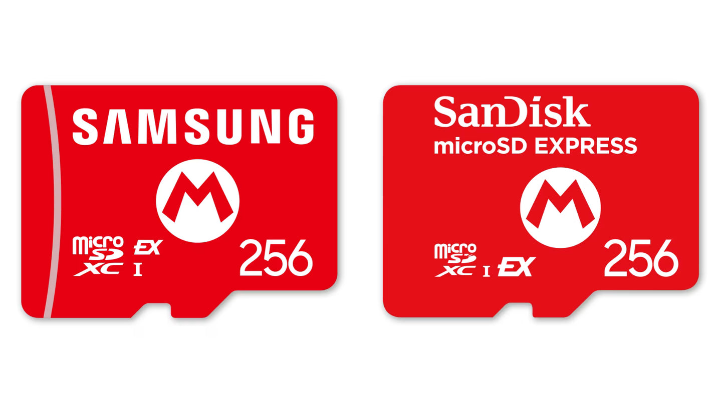 Samsung / Sandisk 256GB microSD Express Card for Nintendo Switch 2