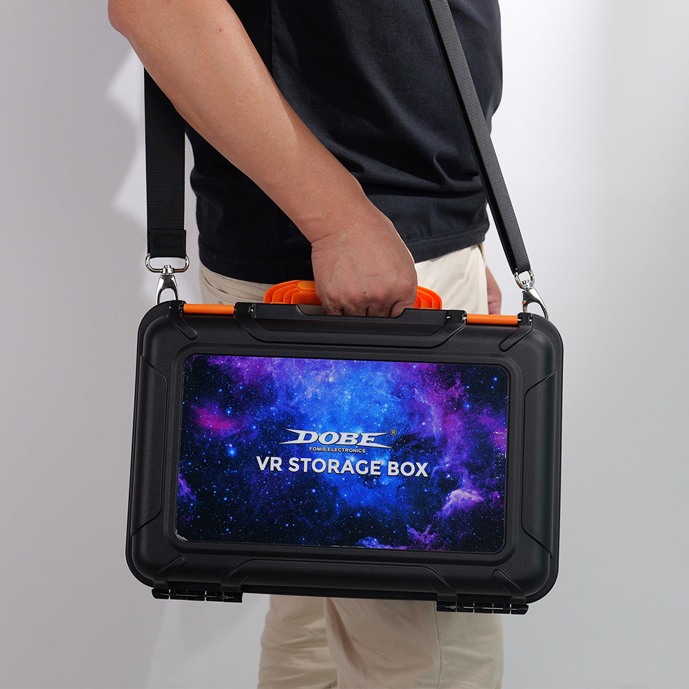 صندوق تخزين صلب من Dobe TY-3826S لجهاز Meta Quest 3 / 3S - أسود