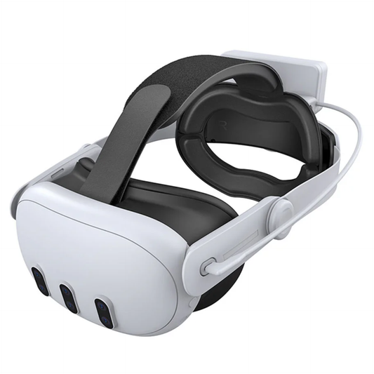 حزام رأس قابل للتعديل من DOBE وبطارية قابلة لإعادة الشحن بقوة 18500 ميلي واط/ساعة لجهاز Meta Quest 3 / Meta Quest 3S