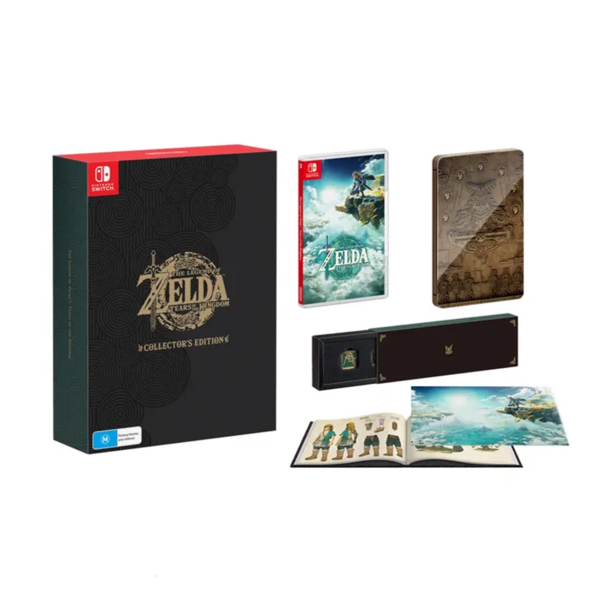 Pack The Legend Of Zelda: Tears Of The Kingdom + Médaille De Collection Allemand B00366 Pack The Legend Of Zelda: Tears Of The Kingdom + Médaille De Collection Allemand B00366
