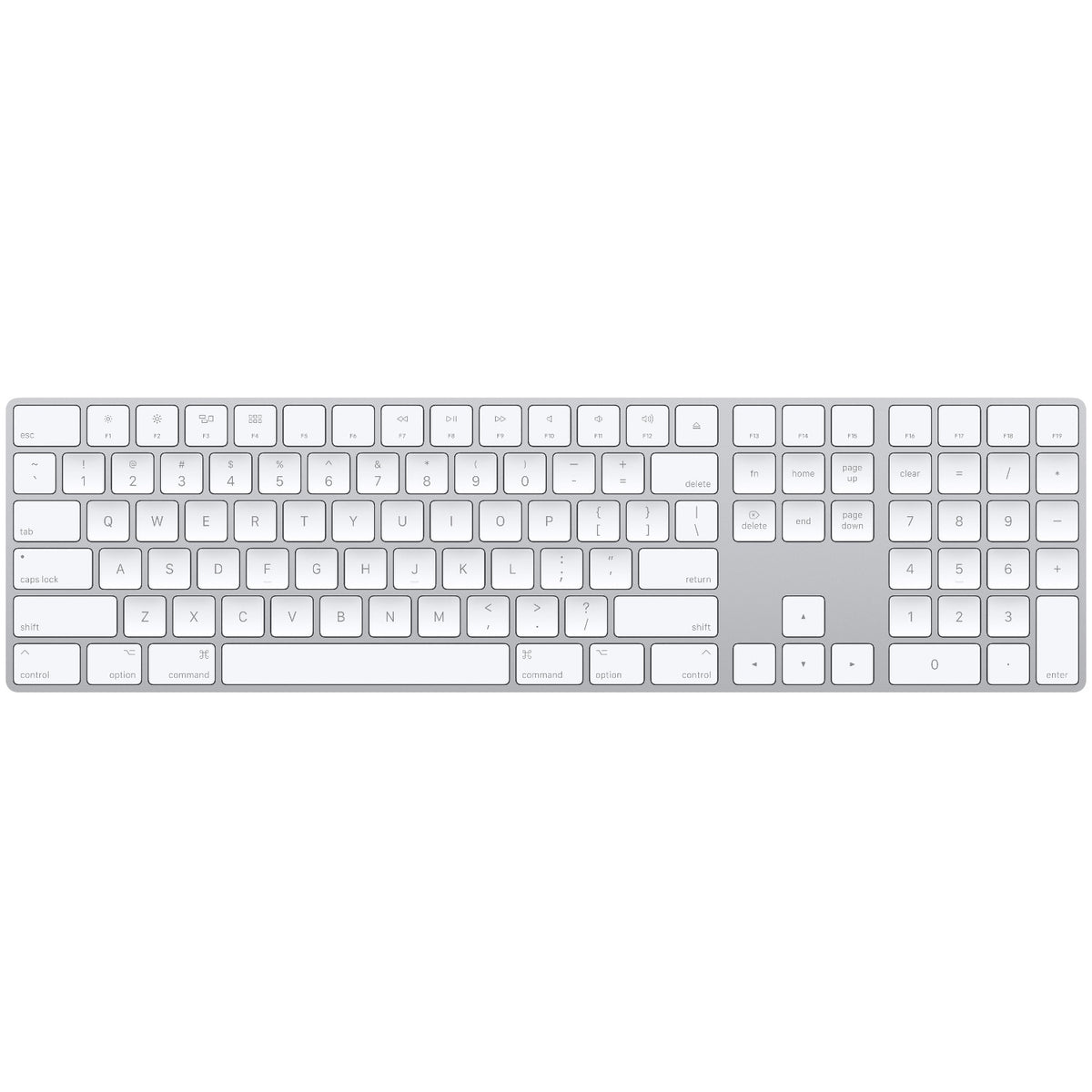 Apple Magic Keyboard with Numeric Keypad - Lightning - White