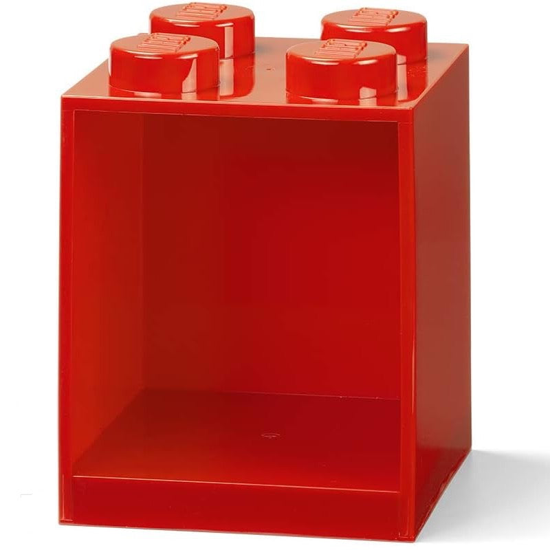 LEGO Brick Shelf, 4 Stud - Red