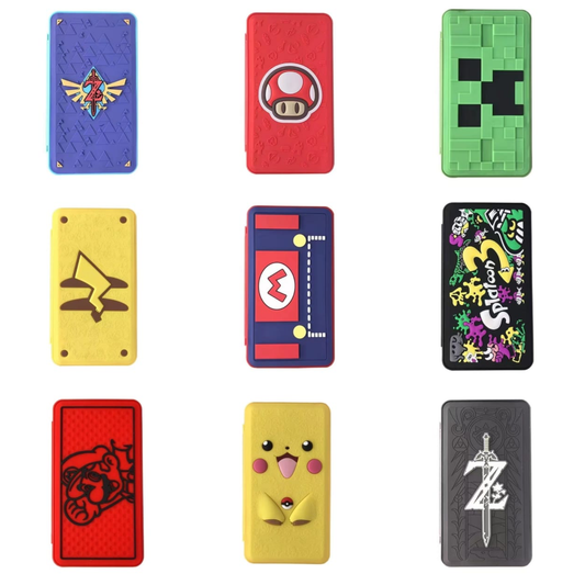 3D Game Card Case 24-Slot Game/Micro SD Holder For Nintendo Switch / 2 Games - 9 Models