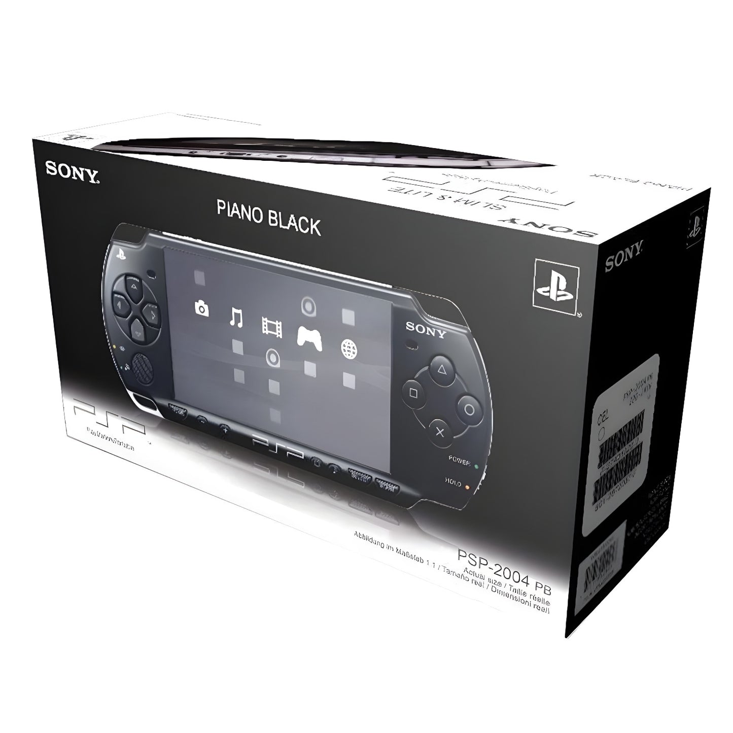 Sony PSP Slim (Piano Black) PlayStation Portable Console CIB Complete In Box - (USED)