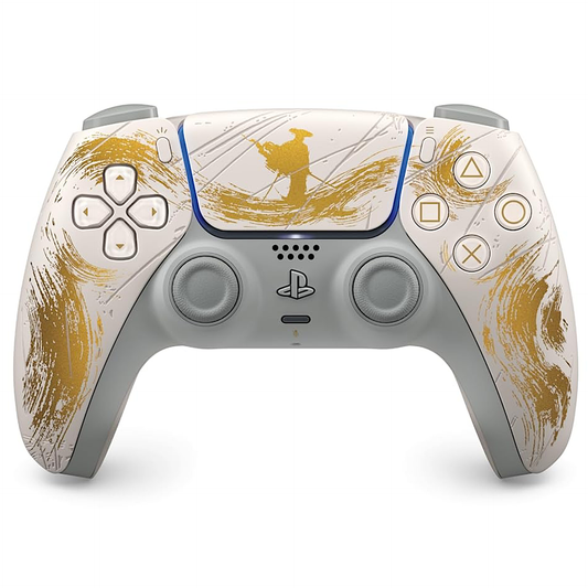 وحدة تحكم لاسلكية DualSense لجهاز بلاي ستيشن 5 - إصدار Ghost of Yōtei Gold المحدود