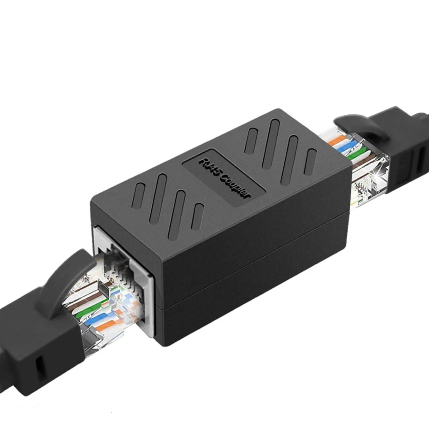 RJ 45 Ethernet in-Line Coupler FEMALE to FEMALE for Cat7/ Cat6/ Cat5/ Cat5e