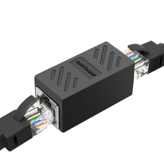 وصلة إيثرنت RJ 45 مدمجة من أنثى إلى أنثى لـ Cat7/ Cat6/ Cat5/ Cat5e