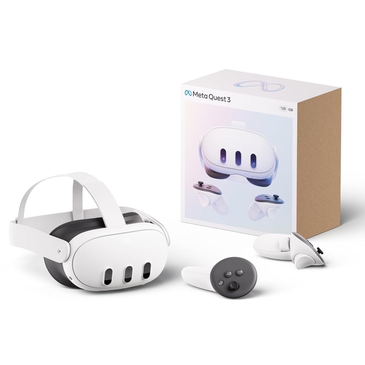 سماعة رأس Meta Quest 3 Breakthrough Mix Reality 4K - سعة 512 جيجابايت