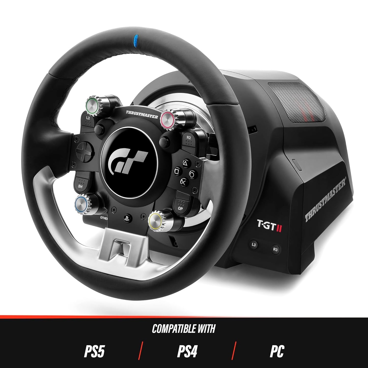 ThrustMaster T-GT II TGT2 Force Feedback Racing Steering Wheel - PS5 | PS4 | PC