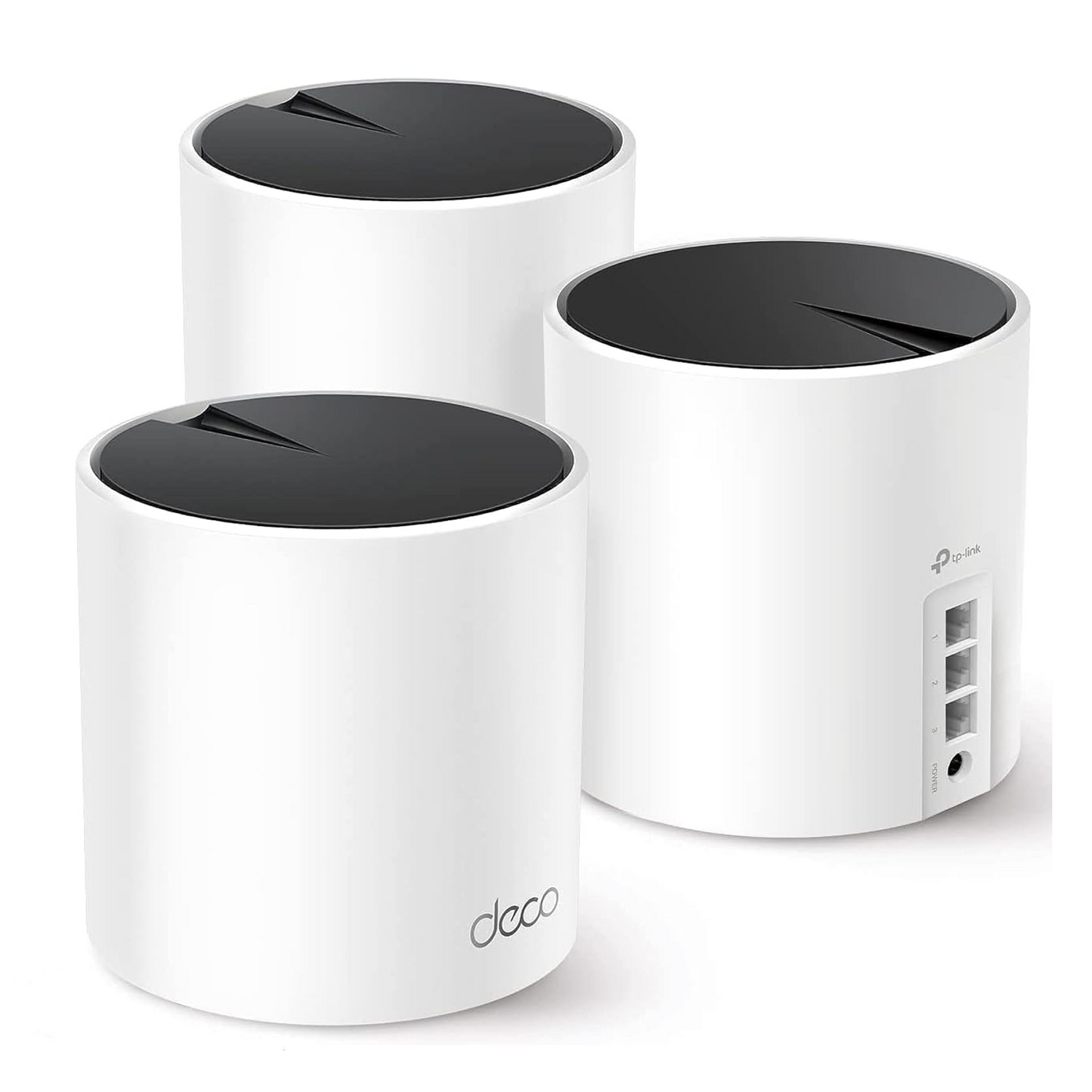 TP-Link Deco X55 AX3000 WiFi 6 Mesh System - Covers up to 2500 Sq.Ft., Replaces Wireless Router and Extender, 3 Gigabit Port - 1-Pack | 3-Pack
