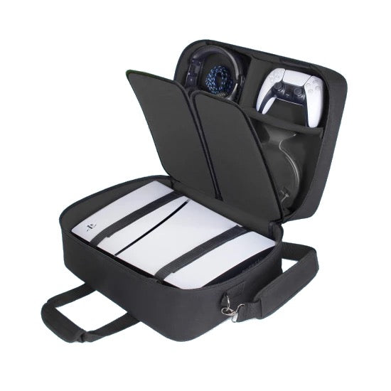 DeadSkull PS5 Slim Carrying Travel Case - Blue | Black