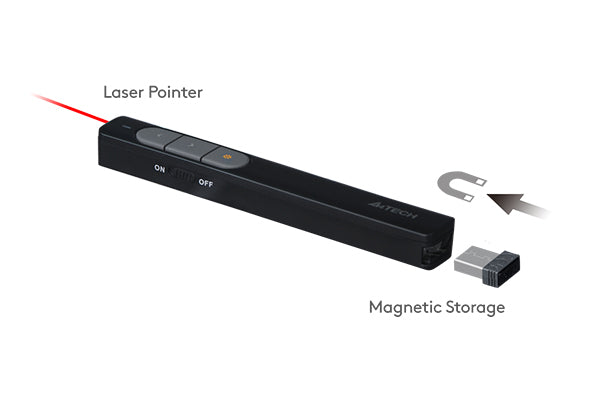 A4TECH LP15 2.4G WIRELESS LASER PEN PC/MAC