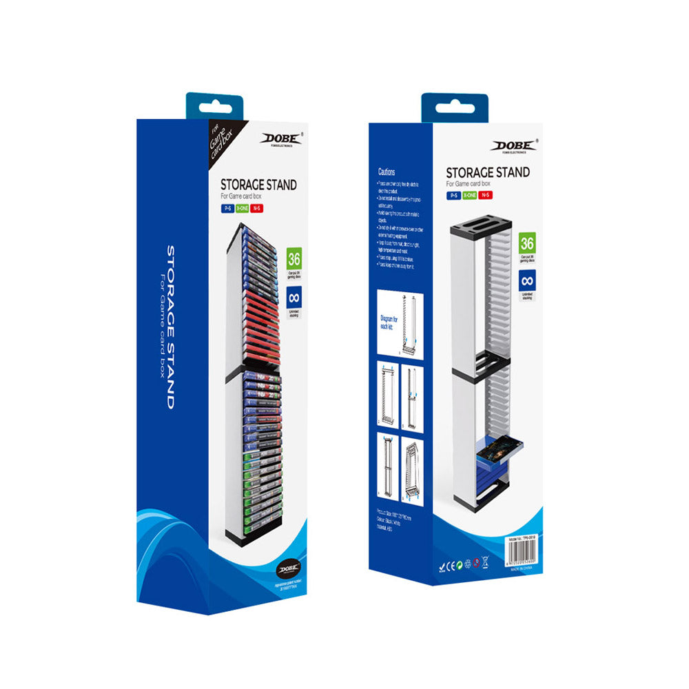 Dobe Game Storage Stand For (36 Physical Gaming Discs) PS4 | PS5 | Xbox | Nintendo Switch