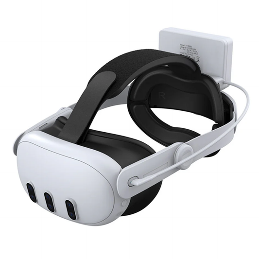 حزام رأس قابل للتعديل من DOBE وبطارية قابلة لإعادة الشحن بقوة 37000 ميلي واط/ساعة لجهاز Meta Quest 3 / Meta Quest 3S