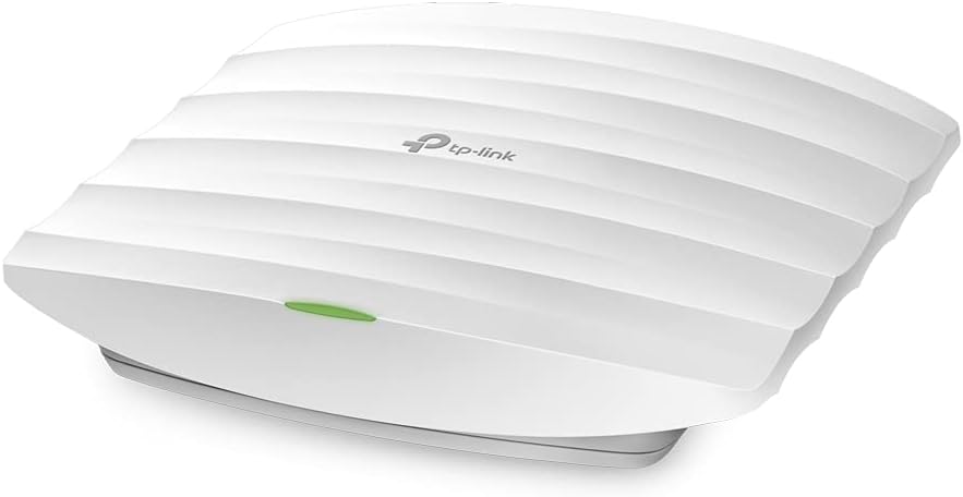 TP-Link EAP115 N300 Wireless Access Point, 300Mbps Access Points Support PoE 802.3af and Direct Current, Omada Mesh, Easy Setup, Centralized Cloud Management, Easily Mount to Wall or Ceiling