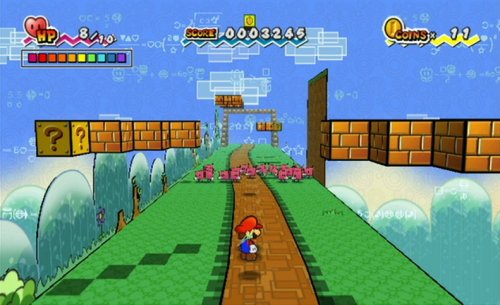 Super Paper Mario - Nintendo Wii (PAL) - (USED)