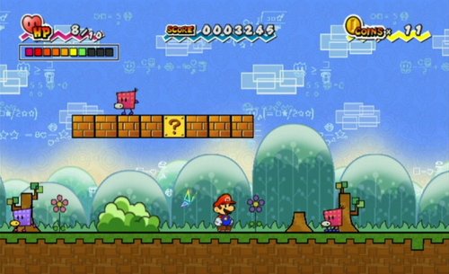 Super Paper Mario - Nintendo Wii (PAL) - (USED)