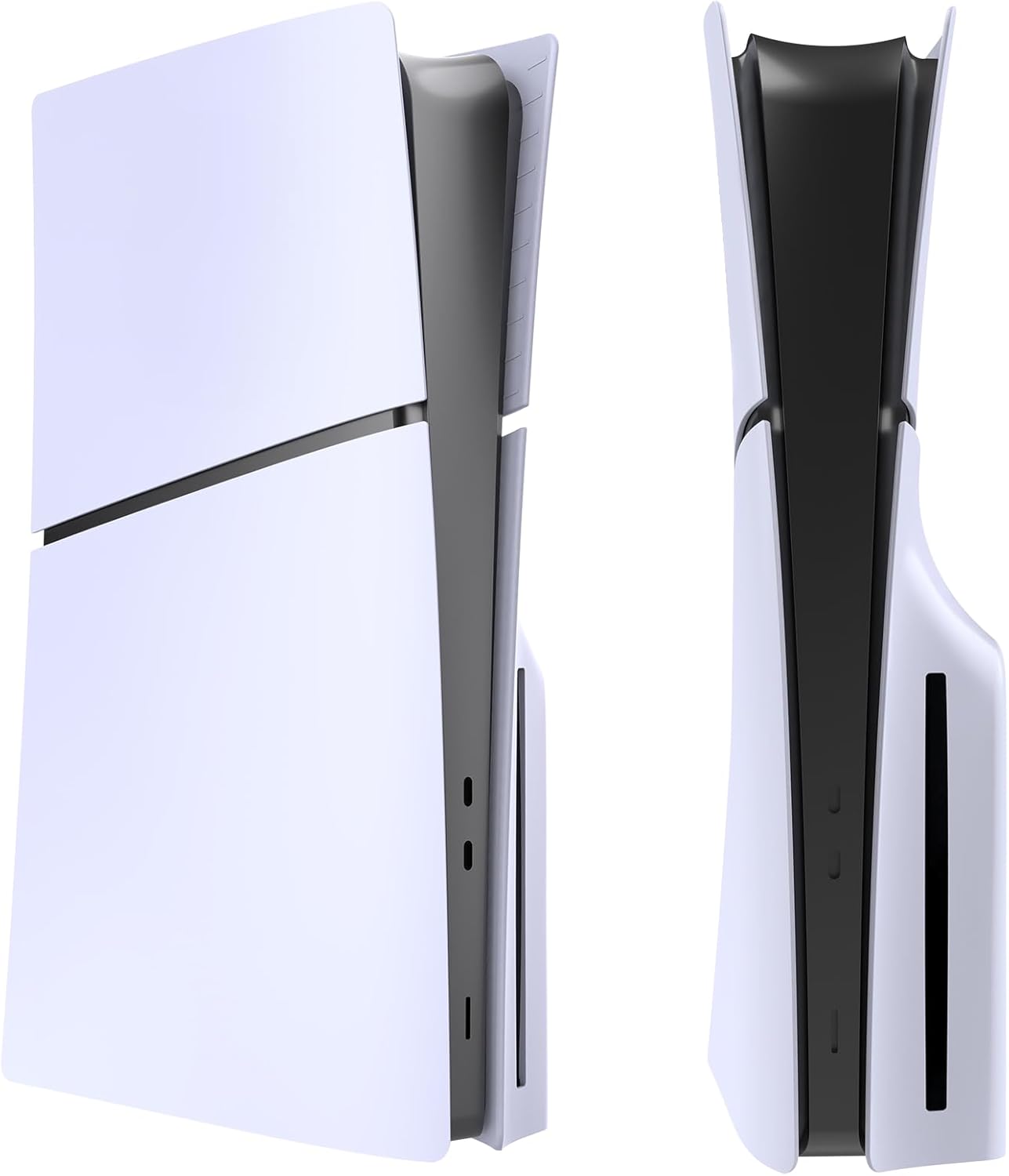 PS5 Slim Disc Edition Console Covers Face Plate Replica - White