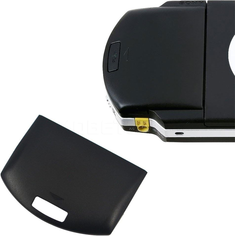Battery Back Cover Door Case for Sony PSP 1000 Phat Console Color Black
