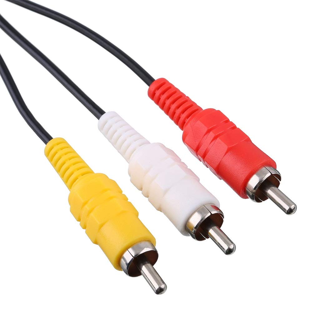 AV Cable For PS2 PS1 PS3 - Black