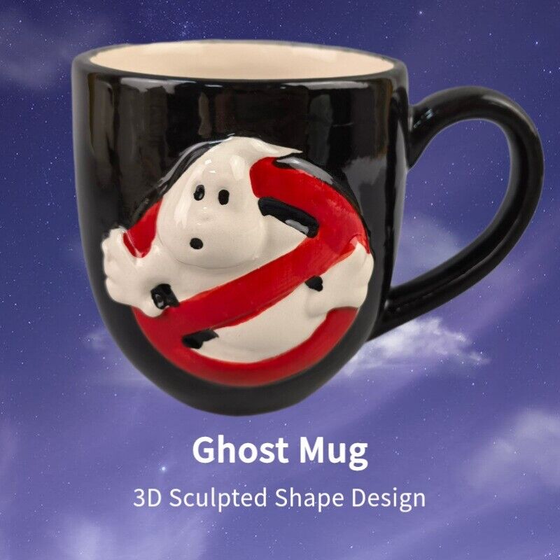 كوب قهوة ثلاثي الأبعاد على شكل شبح من Ghostbusters