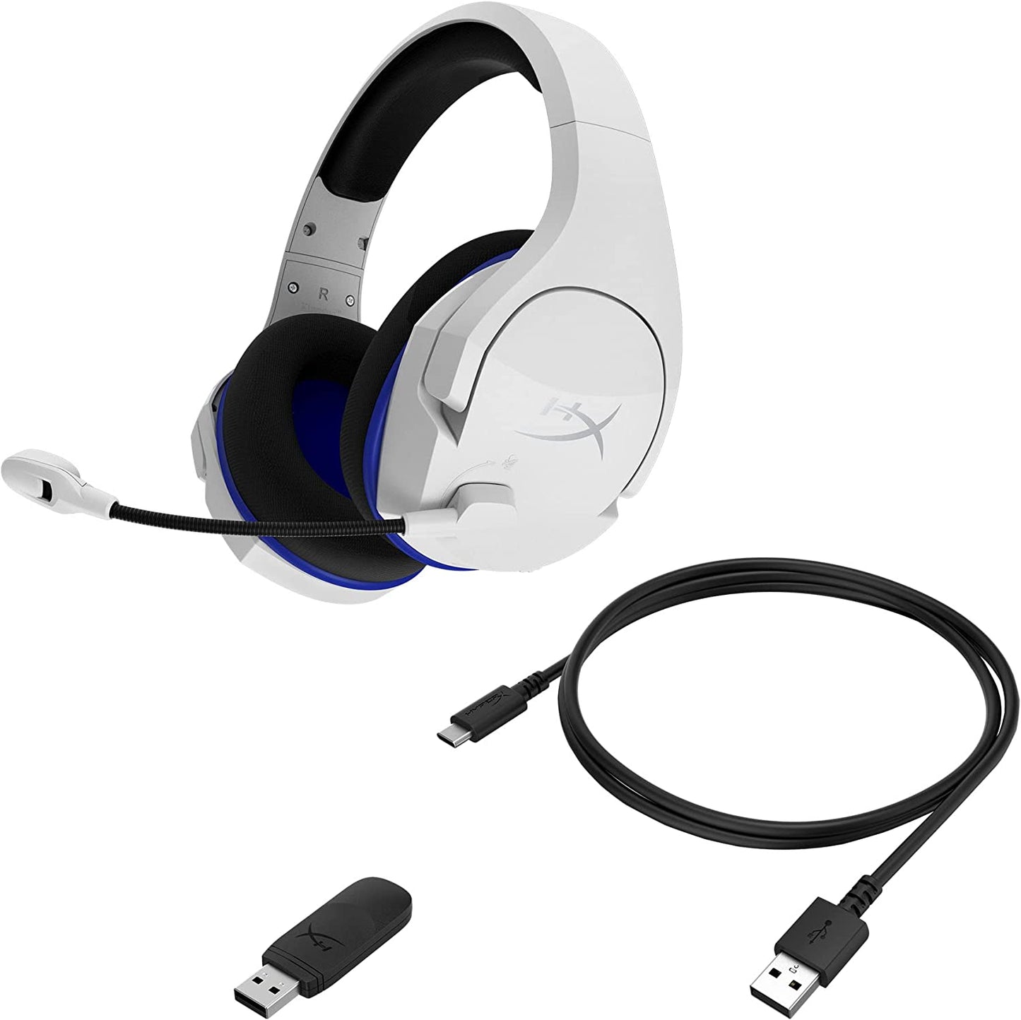 سماعة رأس لاسلكية للألعاب HyperX Cloud Stinger Core - أبيض