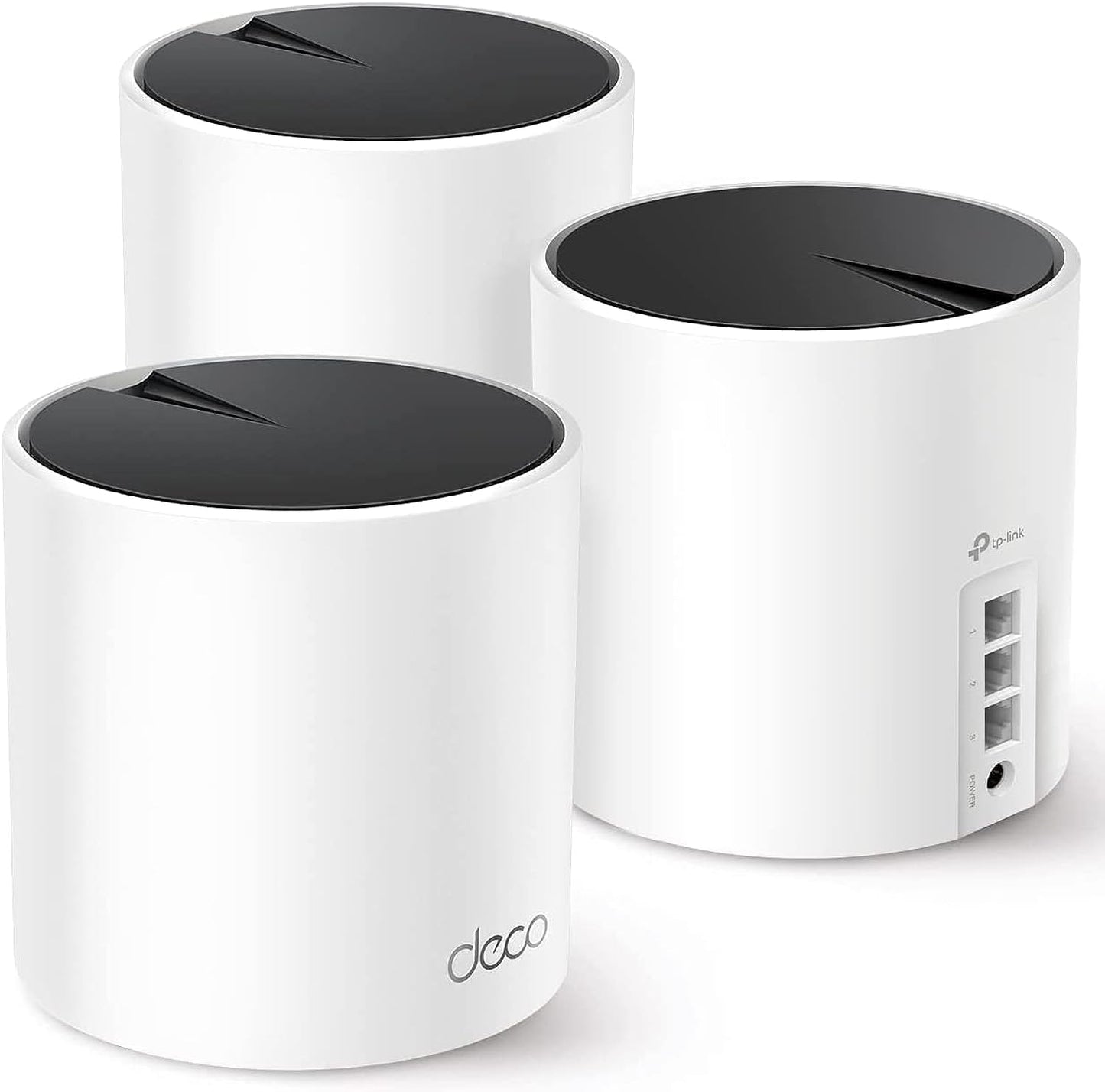TP-Link Deco X55 AX3000 WiFi 6 Mesh System - Covers up to 2500 Sq.Ft., Replaces Wireless Router and Extender, 3 Gigabit Port - 1-Pack | 3-Pack