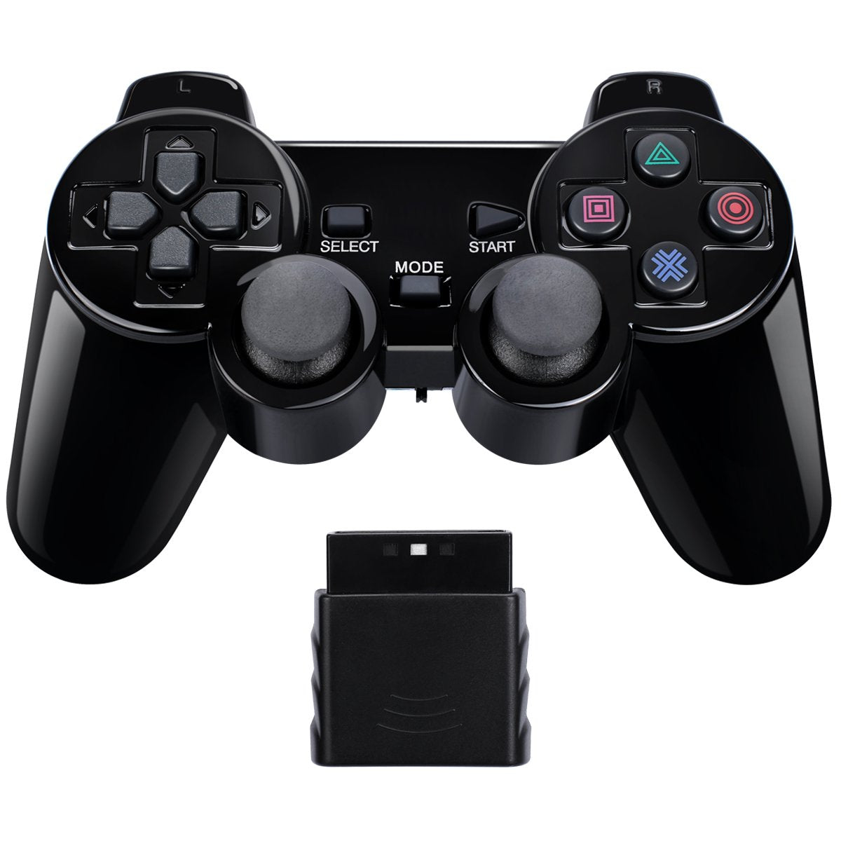 PlayX PS2 Wireless Controller - Black