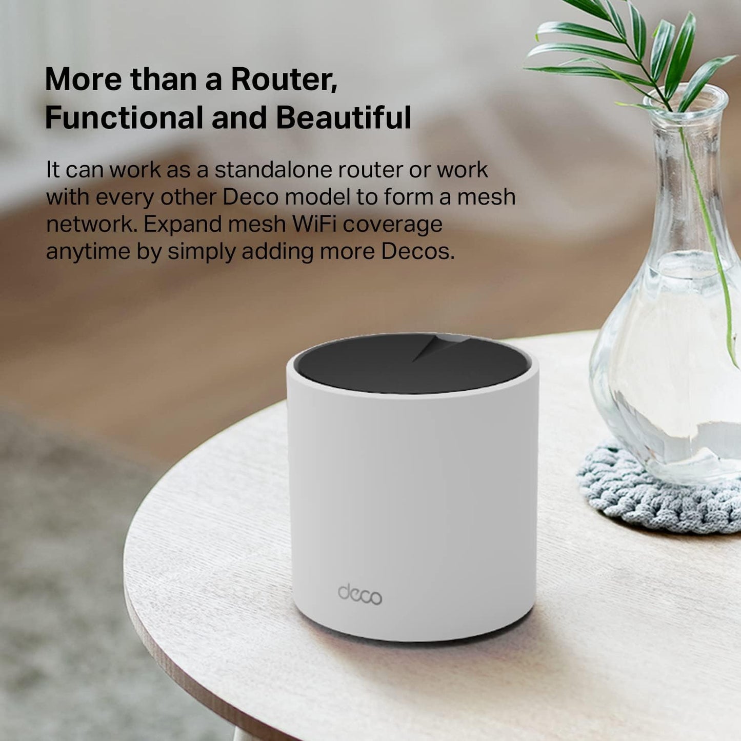 TP-Link Deco X55 AX3000 WiFi 6 Mesh System - Covers up to 2500 Sq.Ft., Replaces Wireless Router and Extender, 3 Gigabit Port - 1-Pack | 3-Pack