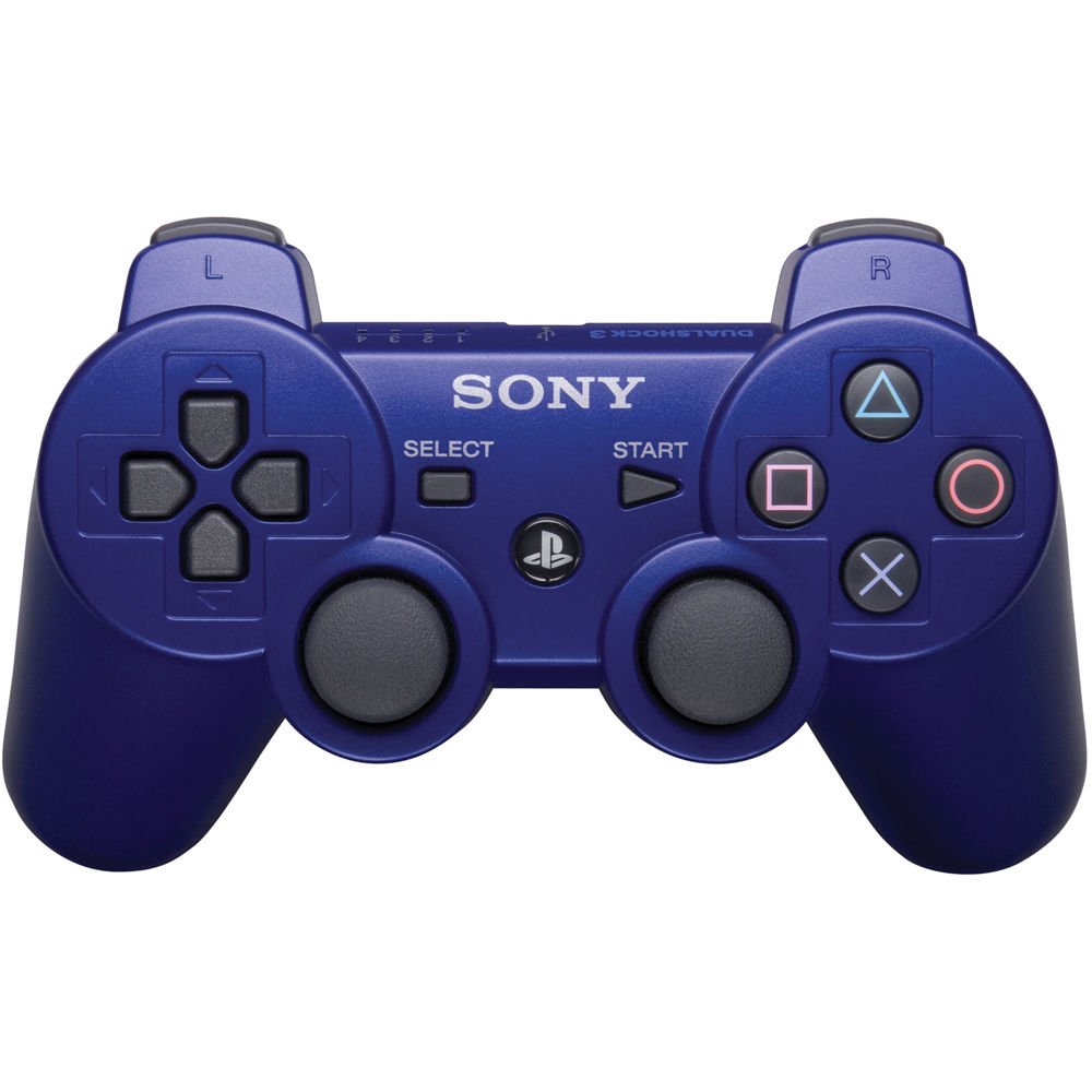Genuine OEM Sony PlayStation 3 PS3 DualShock 3 Controller- Blue (USED)