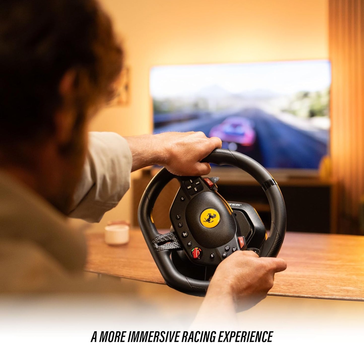 Thrustmaster T98 Ferrari 296 GTB Racing Wheel and Pedal Set - PS5 | PS4 | PC