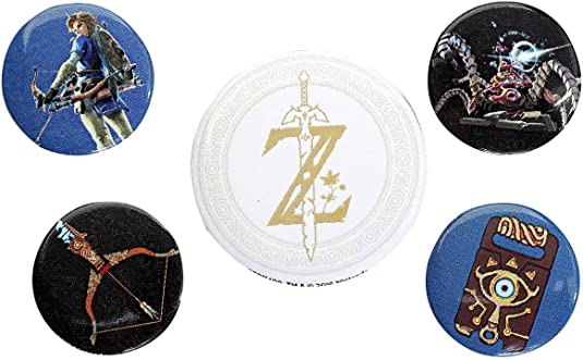 The Legend of Zelda Breath Of The Wild Badge Pack 2