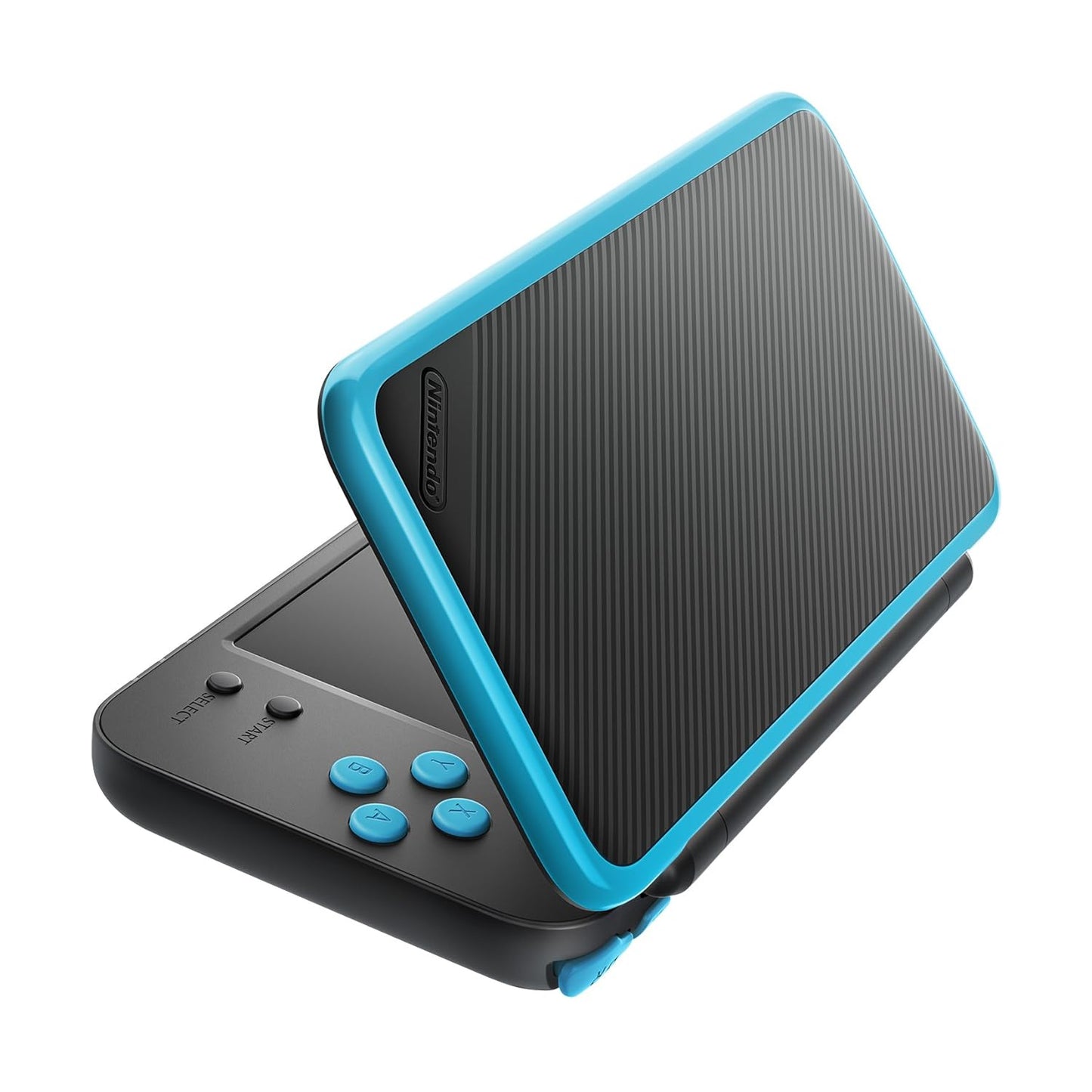 New Nintendo 2DS XL With Mario Kart 7 Inside MODDED WITH GAMES - Black / Turquoise - (USED)