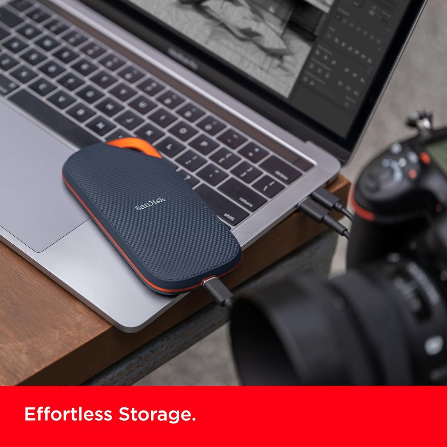SanDisk Extreme PRO Portable SSD with USB4, Up to 3800 MB/s Read and 3700MB/s Write, USB-C, USB 3.2, Backwards Compatible, IP65 Water and Dust Resistance - 2TB | 4TB