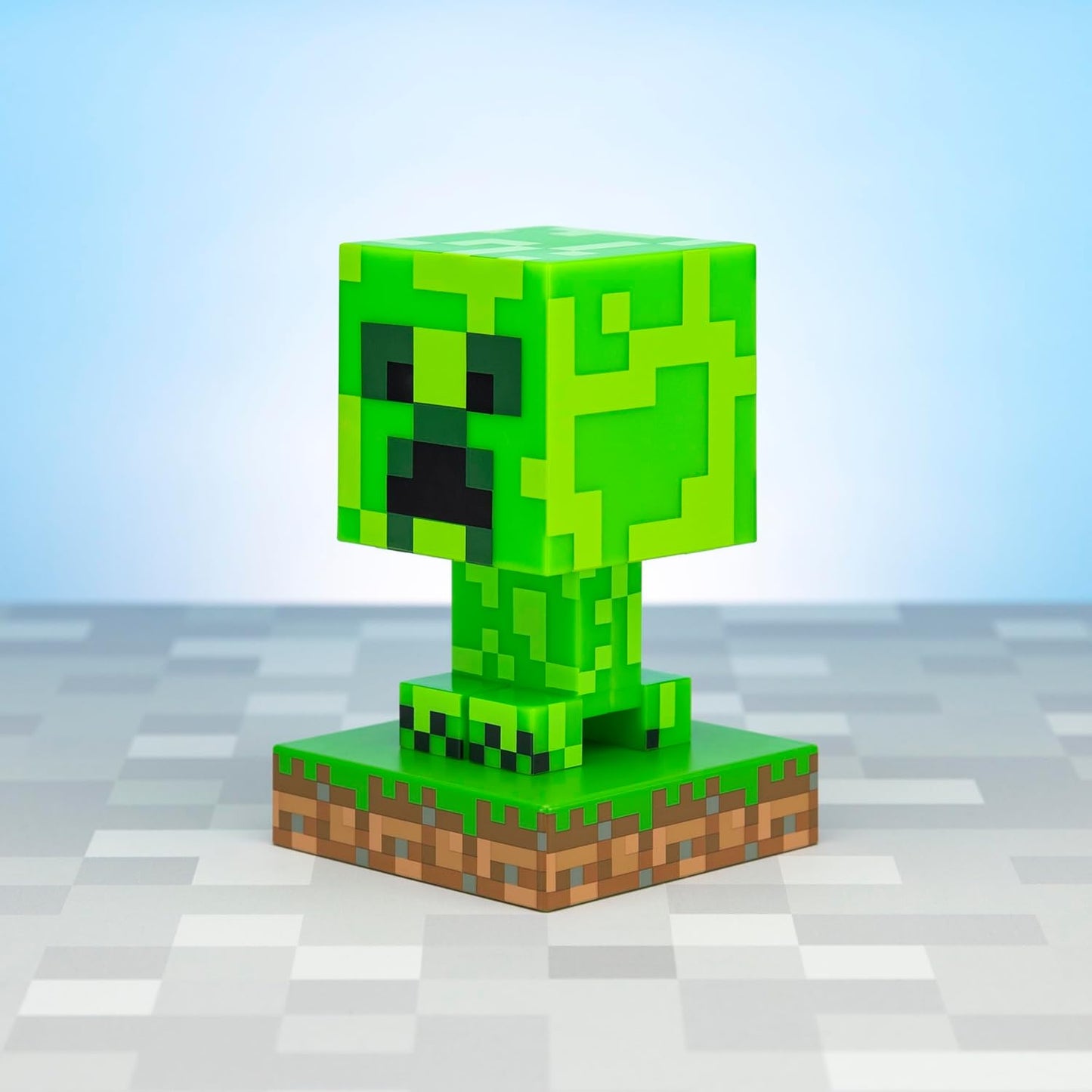 Minecraft Creeper Icon Light 3D Lamp - USB Type-C Rechargeable - Minecraft Merch