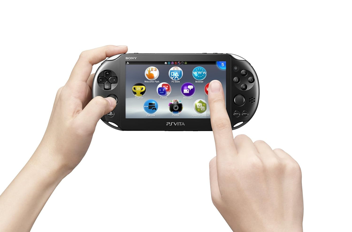 PS Vita PlayStation Vita Slim Model - PCH-2016 Black (مستعمل) في العلبة