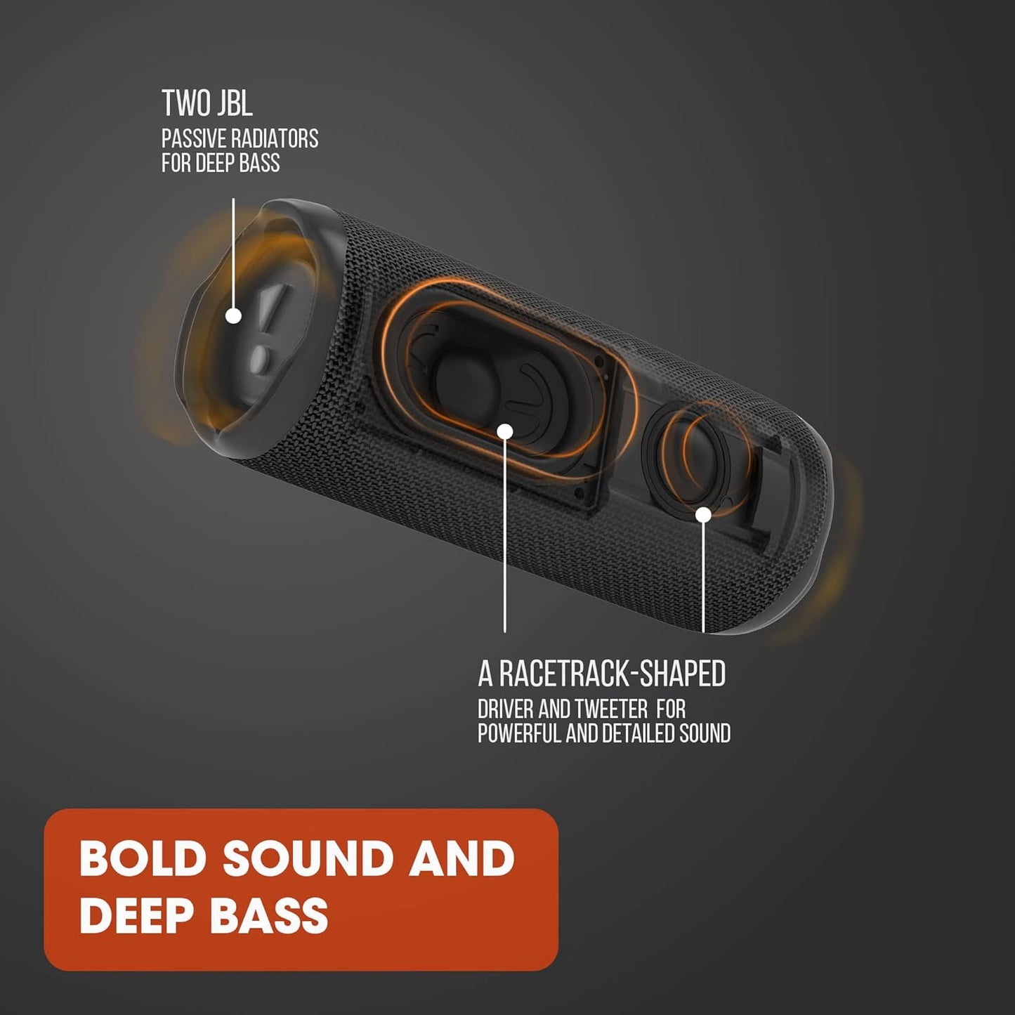 JBL Flip 6 - Portable Bluetooth Speaker, Powerful Sound and Deep Bass, IPX7 Waterproof, 12 Hours of Playtime