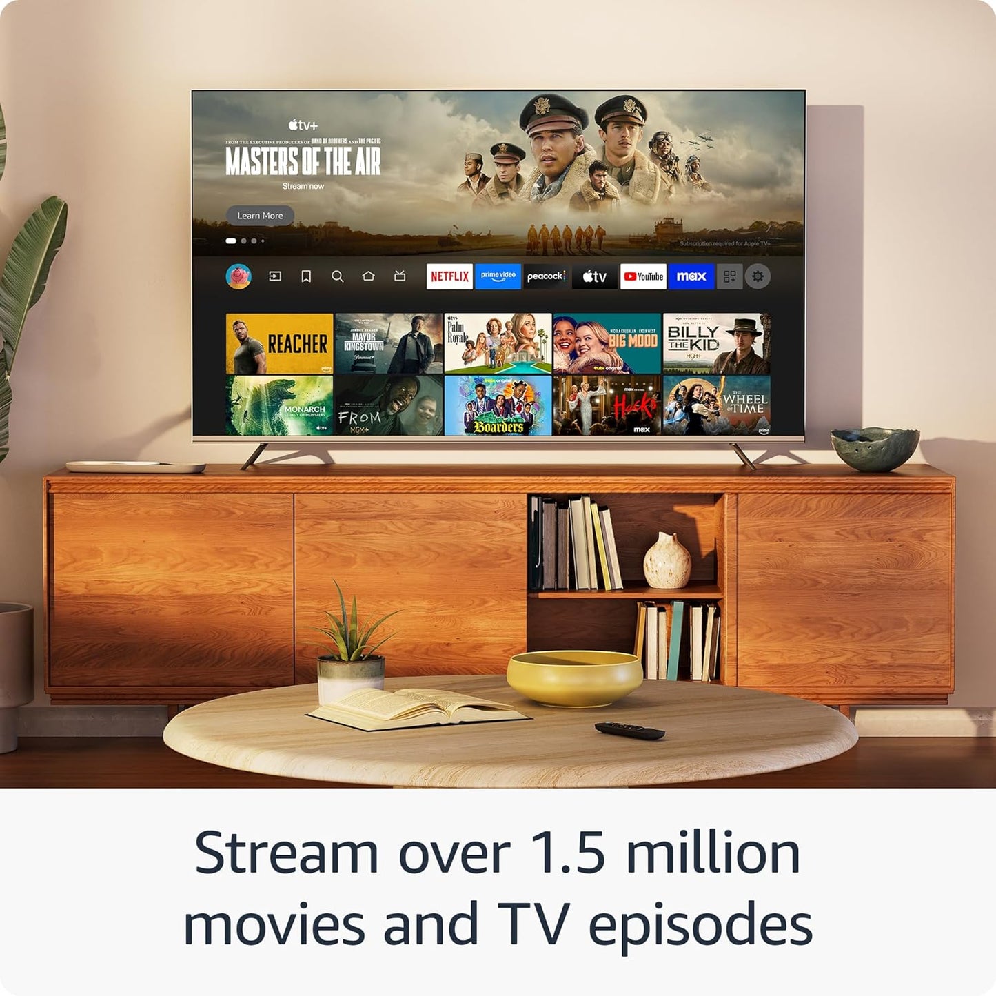 Amazon Fire TV Stick HD (أحدث طراز)، جهاز التحكم عن بعد الصوتي Alexa، أدوات التحكم في المنزل الذكي، البث عالي الدقة