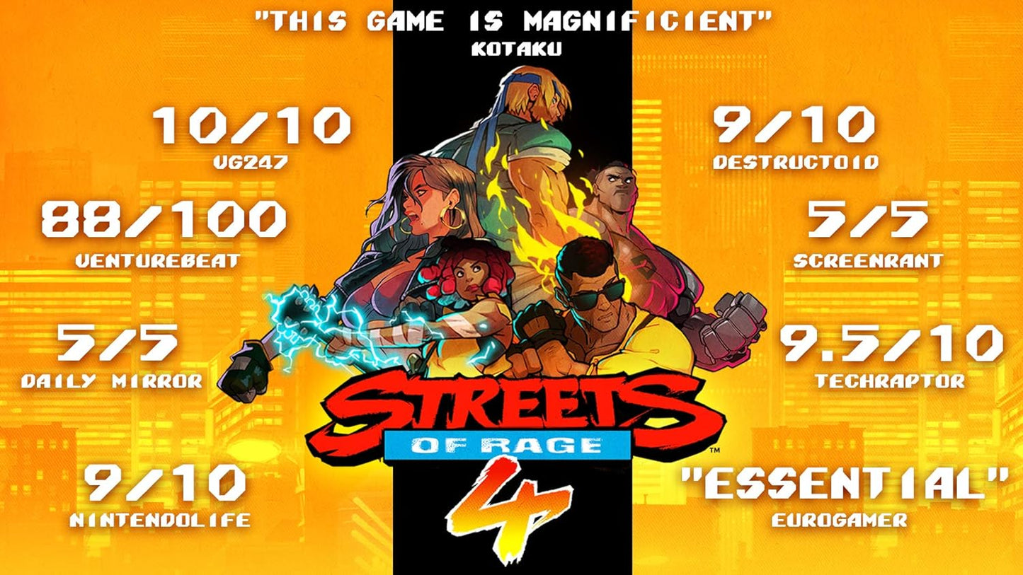 Streets of Rage 4 Anniversary Edition - Nintendo Switch