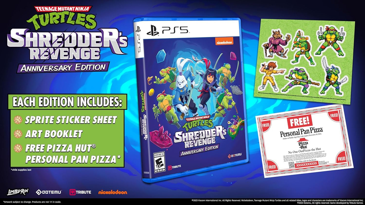 Teenage Mutant Ninja Turtles: Shredders Revenge - Anniversary Edition - Playstation 5