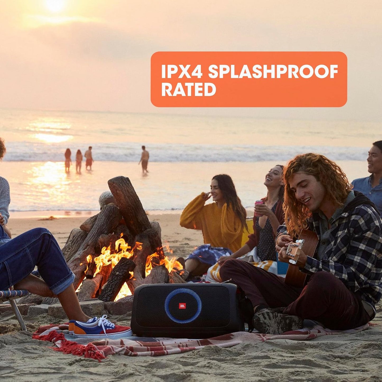 JBL PartyBox On-The-Go Powerful Portable Bluetooth Party Speaker with Dynamic Light Show