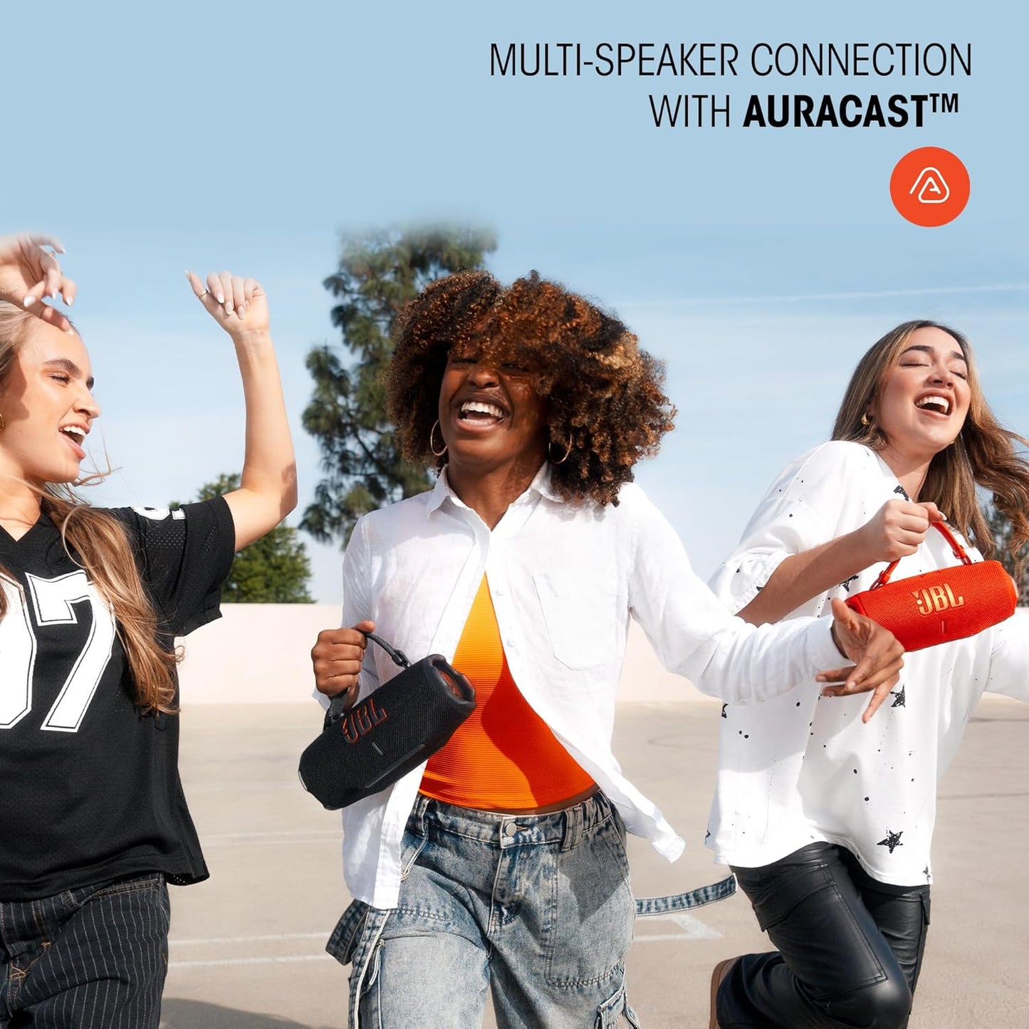 JBL Charge 6 - Portable Waterproof & Drop-Proof Bluetooth Speaker, Bold Pro Sound with AI Sound Boost, 28Hrs of Playtime, Built-in powerbank & Comes with a Sturdy/Removable Carrying Strap