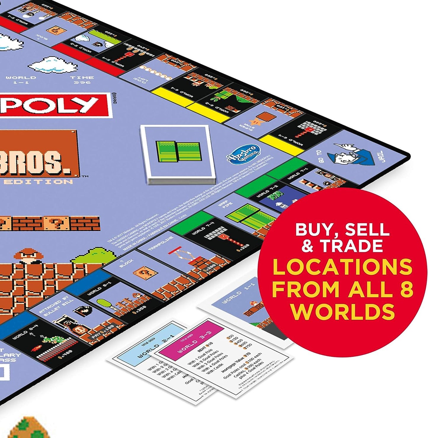 Monopoly: Super Mario Bros Collector's Edition Board Game