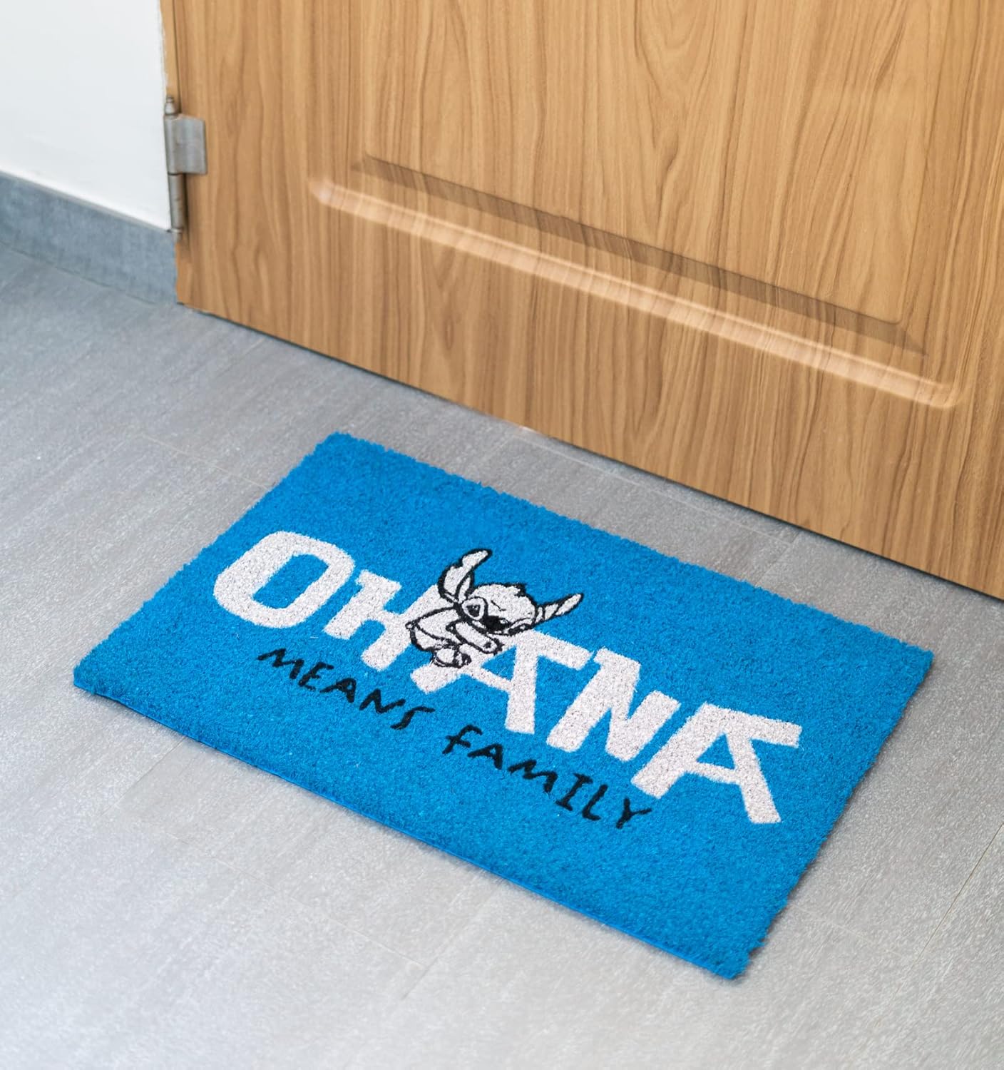 Grupo Erik Disney Stitch Doormat | 15.7 x 23.6 inches (40 x 60 cm) | Stitch Disney Gifts | Coconut Coir | Eco-Friendly 100% | Indoor Door Mat & Outdoor Door Mat | Lilo and Stitch Gifts