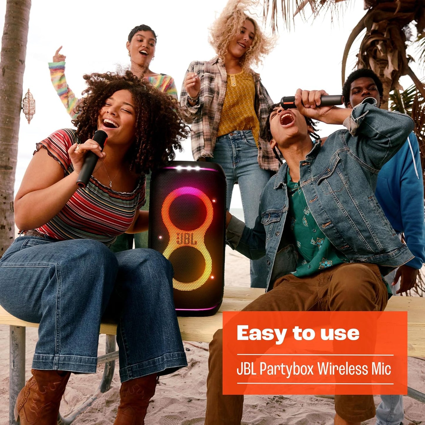 BL PartyBox Wireless Mic - 2X Digital Wireless Microphones, Rechargeable Battery (20hrs - 700mAh)