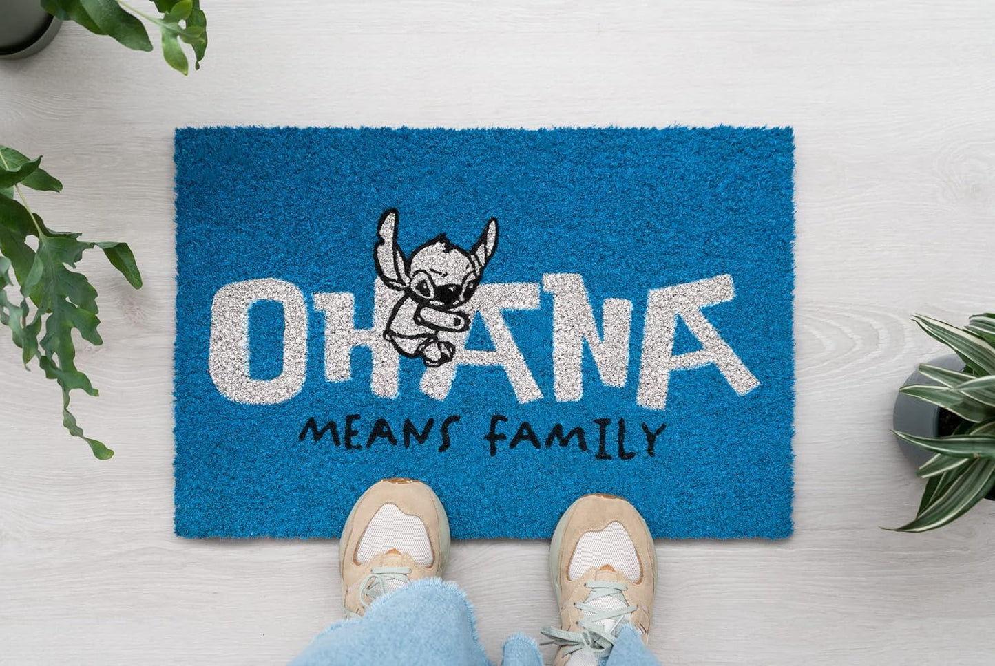 Grupo Erik Disney Stitch Doormat | 15.7 x 23.6 inches (40 x 60 cm) | Stitch Disney Gifts | Coconut Coir | Eco-Friendly 100% | Indoor Door Mat & Outdoor Door Mat | Lilo and Stitch Gifts