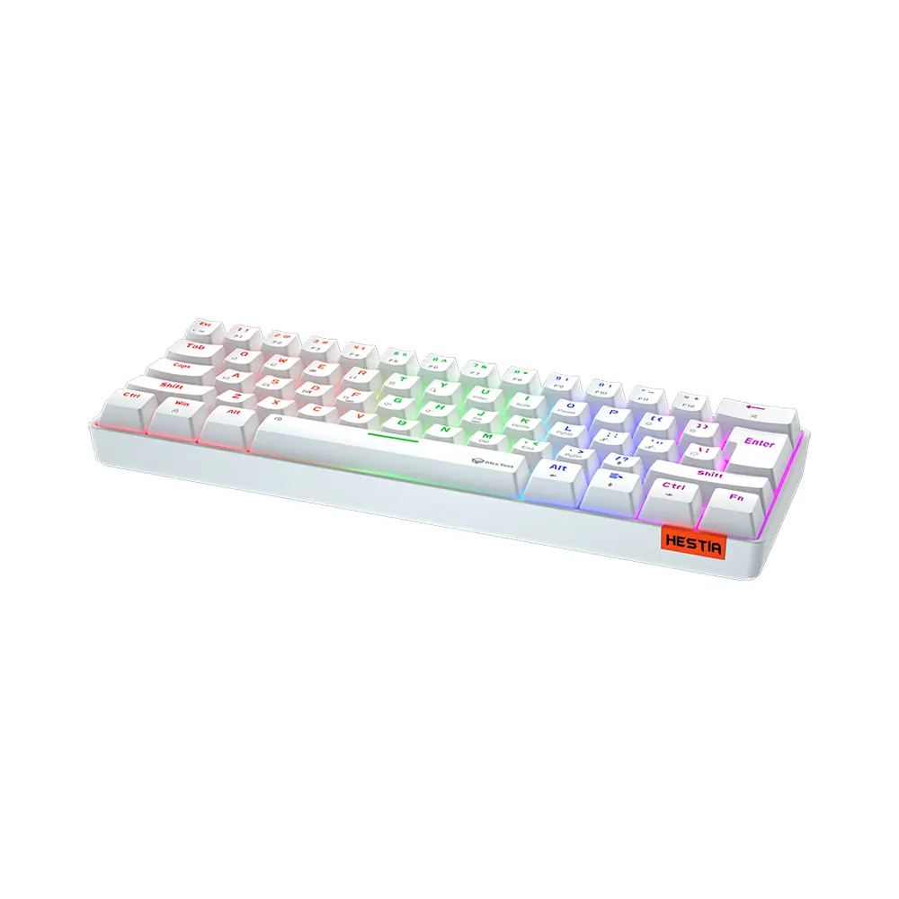 MEETION MK005BT Hestia RGB WIRELESS Mechanical Keyboard - White | Black