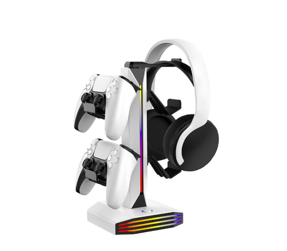 Deadskull RGB Light Effect Multifunctional Game Controller Bracket - Black